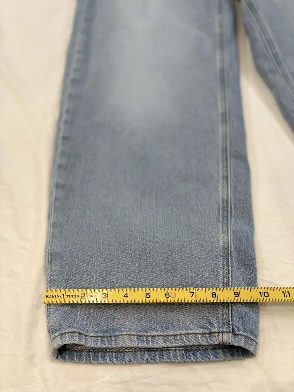 Quince Women’s Bella Stretch Barrel Jeans Cool Blue Size 30